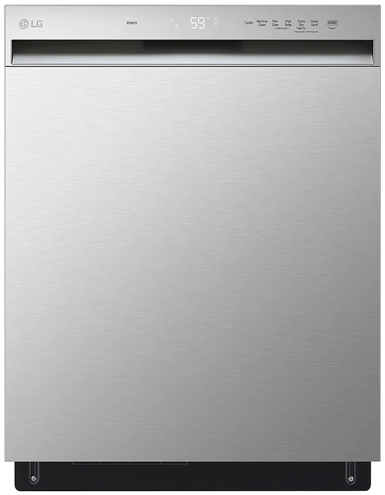 LG 24" Stainless Steel Front Control Dishwasher With QuadWash - LDFN3432T