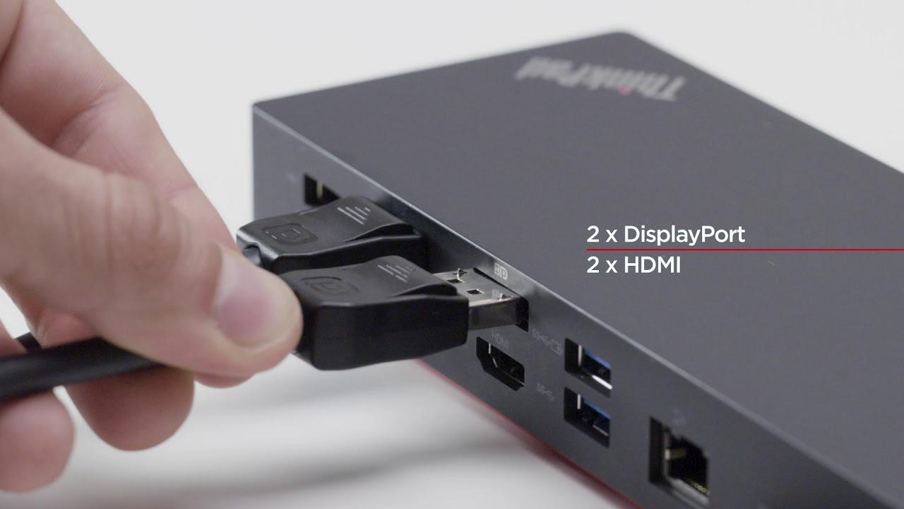 Watch ThinkPad Hybrid USB-C with USB A Dock Product Tour