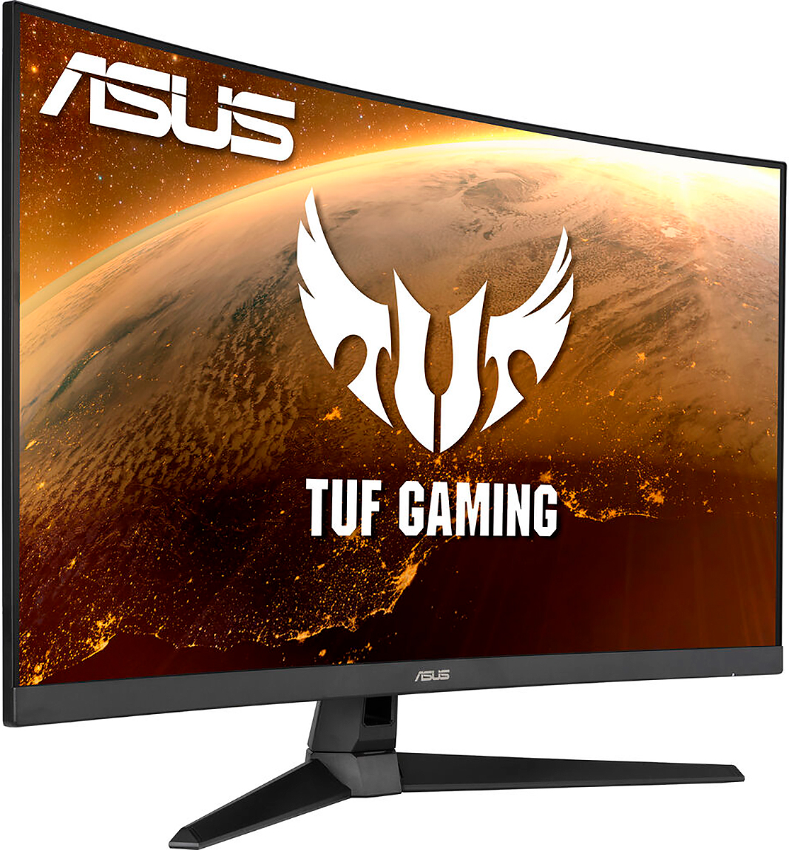 Left Angle View of Asus Curved Gaming Monitor