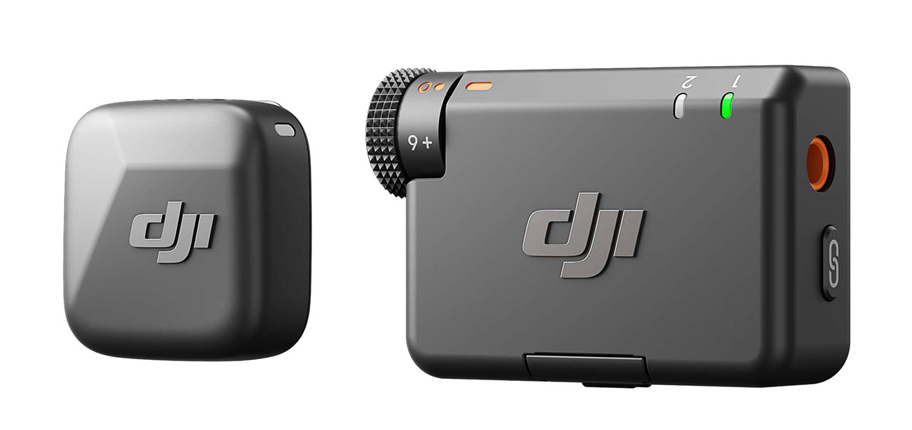 Front Angled view of Mic Mini Transmitter & Receiver