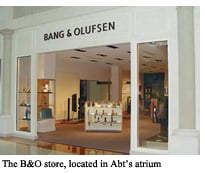 The B&amp; store, located in Abt's atrium