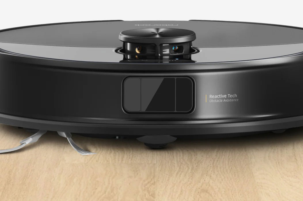 Closeup View of Robot Vacuum