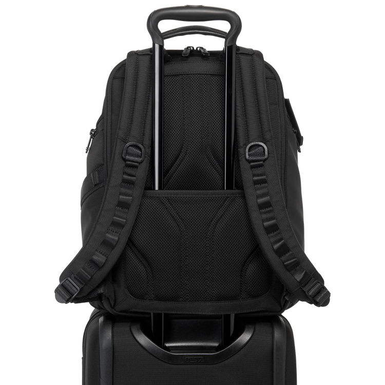 tumi backpack size comparison Alpha Bravo Nellis Leather Laptop this unisex backpack measures 43 x 35.5 x 21 cm. Costco just stocked a TUMI