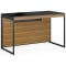 BDI Sequel 20 6103 Natural Walnut/Black Compact Desk