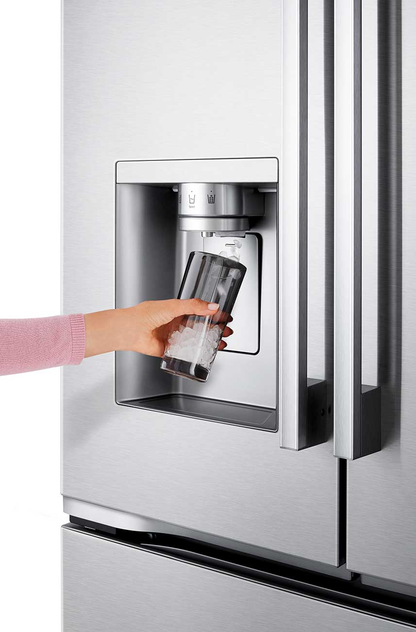Water view of LG French Door Refrigerator
