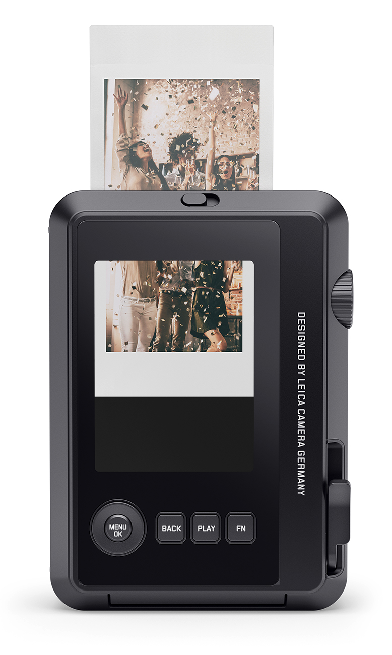 Rear view of Instant Film Camera (Vertical/Film)