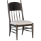 Hooker Furniture Americana Dining Side Chair in Americana Molasses | Biscuit Fabric