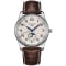 Longines Master Collection Silver Barleycorn Dial Brown Alligator Leather Strap Watch, 40mm