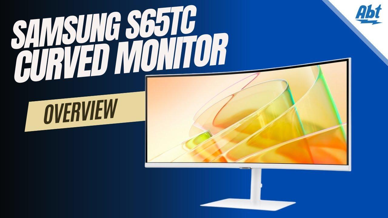 Watch Samsung S65TC Series Curved Monitor