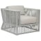 Sunset West Miami Club Chair in Silver Grey | Echo Ash Sunbrella