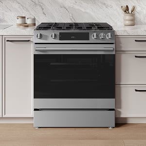 Stainless Steel Slide-in Range