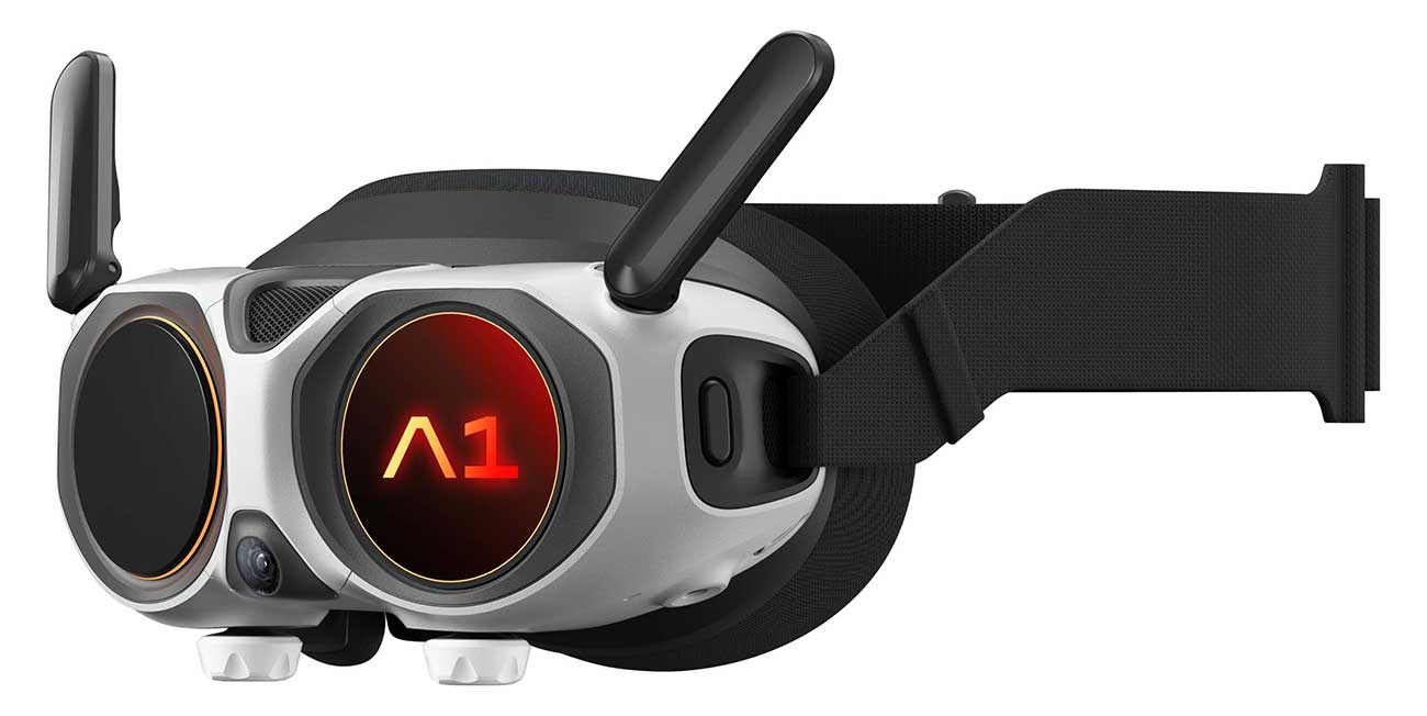 Front Angled view of Antigravity Vision Goggles
