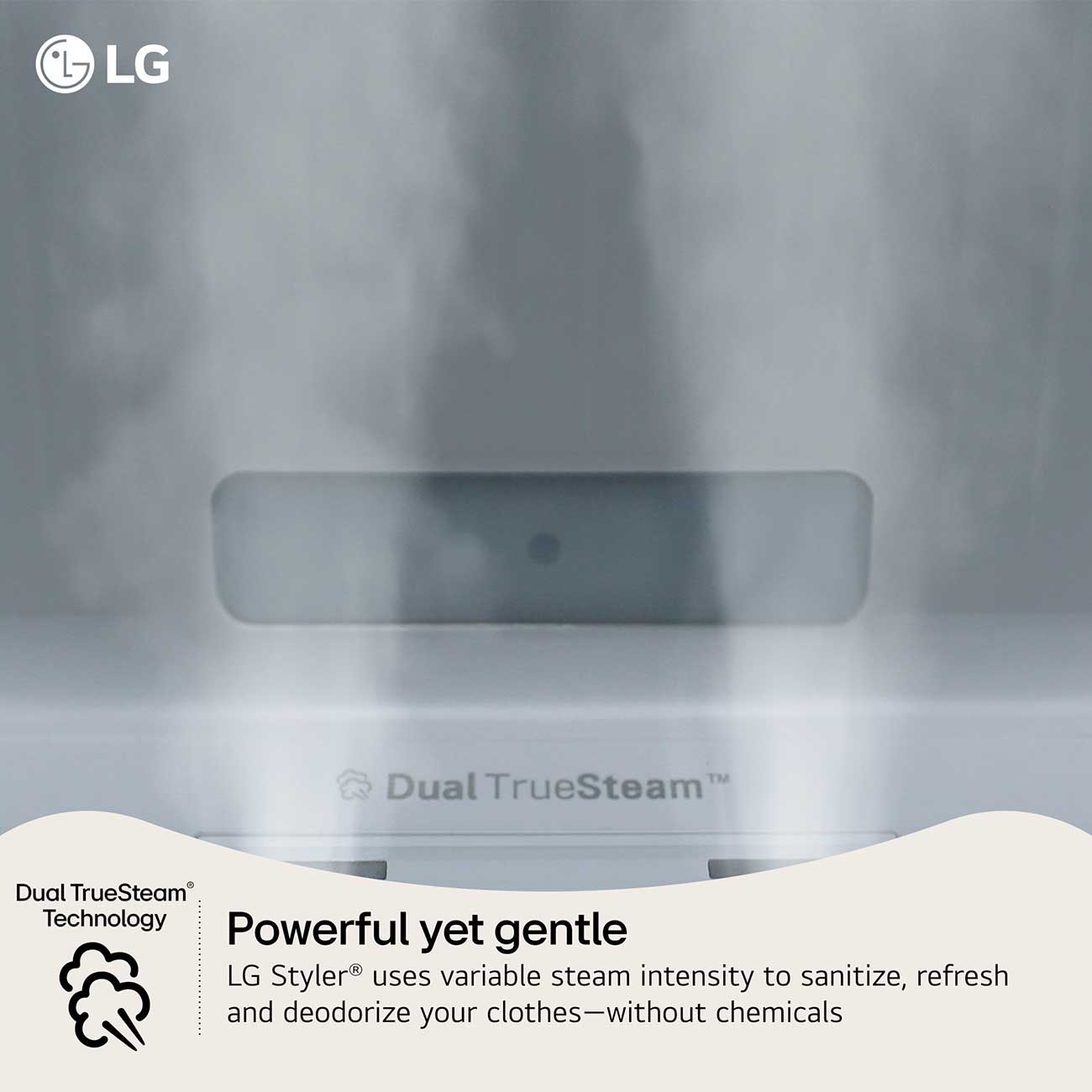 LG Styler Smart Steam Closet TrueStream Detail