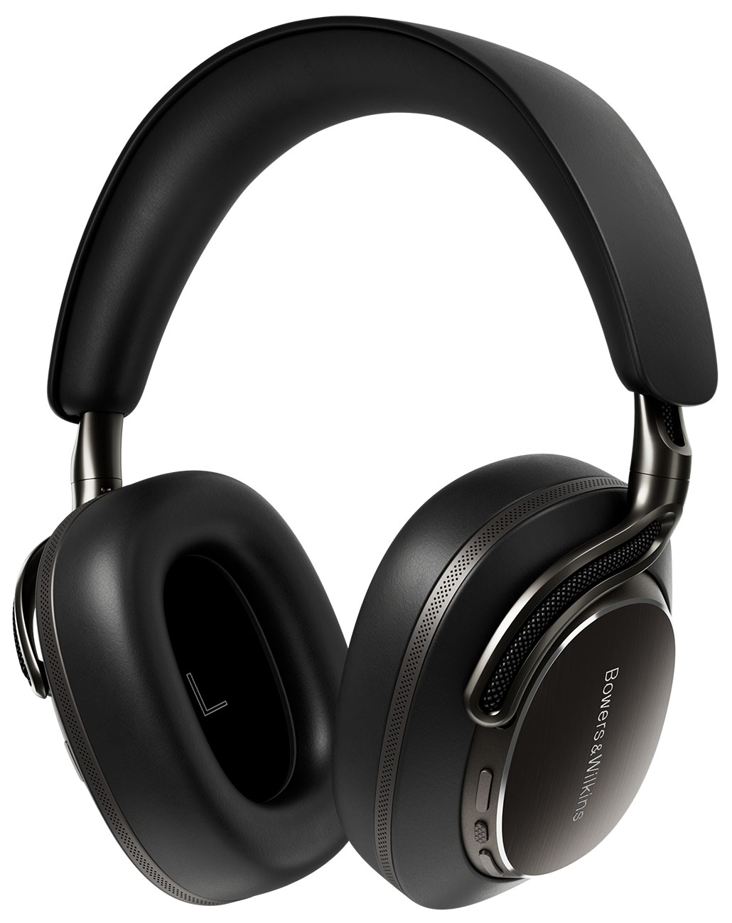 Rear Angled View of Bowers & Wilkins Noise Canceling Headphones