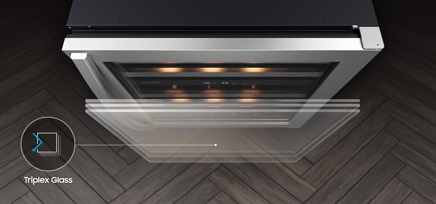 Triplex Glass Feature.