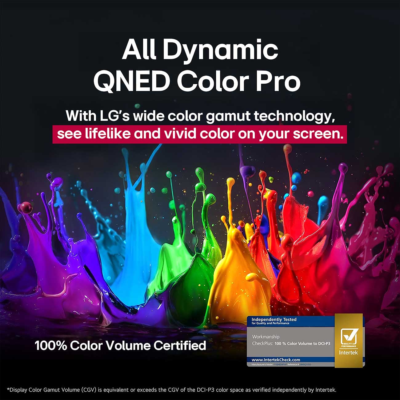 QNED82 Series TV Color Pro Specs Detail