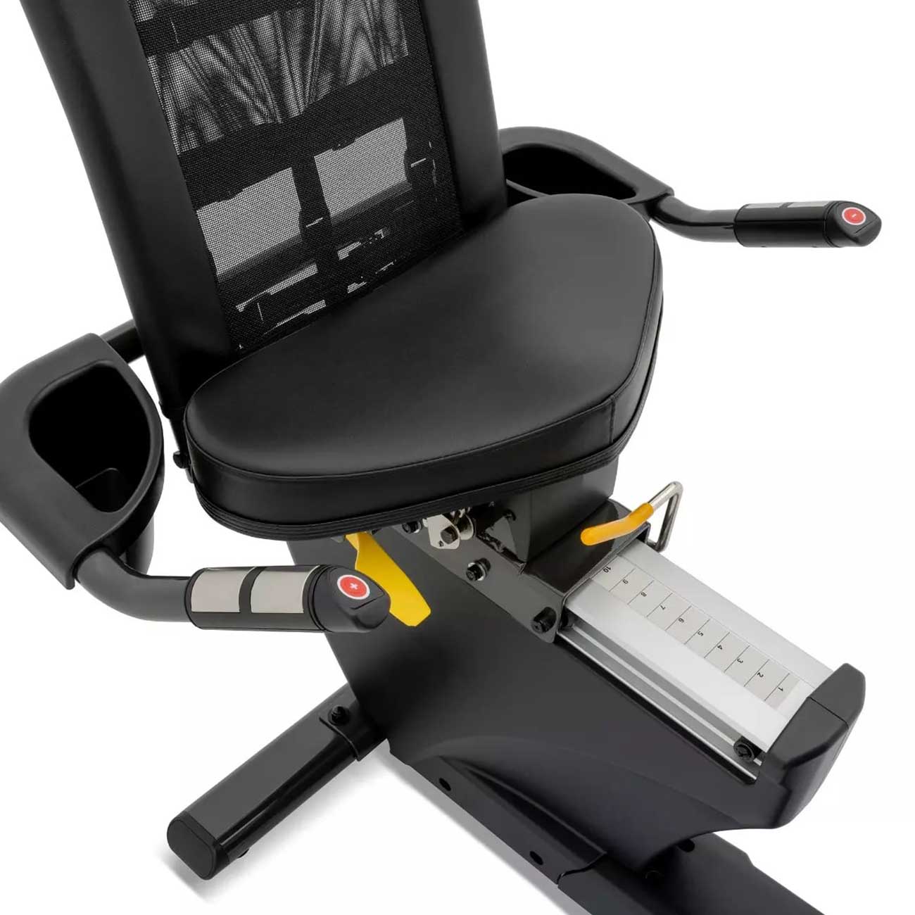 Exercise Bike Seat Detail Close-Up View