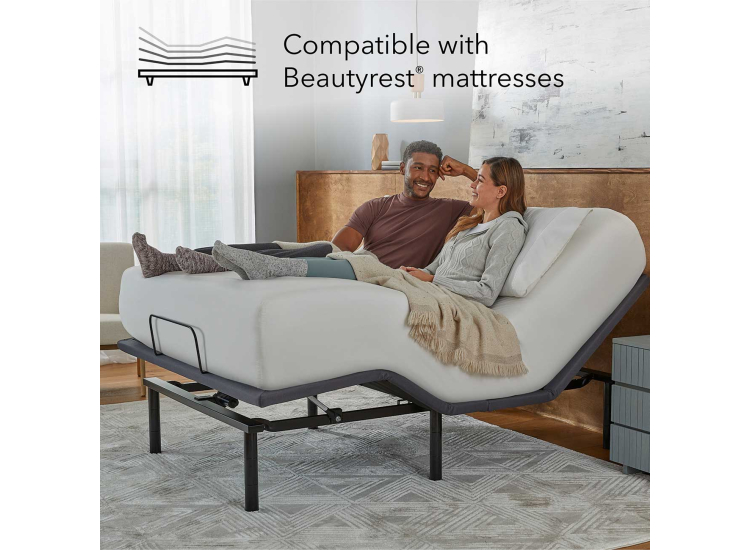Beautyrest Baselogic Silver Adjustable Base - Split California King - 500833419-7571