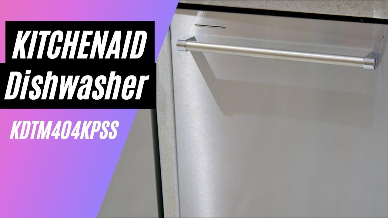 Watch KitchenAid Dishwasher KDTM404KPS