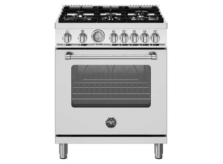 Bertazzoni Master Series 30 In. All-Gas Range, 5 Burners in Stainless Steel - MAS305GASXV