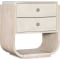 Hooker Furniture Modern Mood Nightstand with Two Drawers in Light Wood