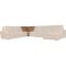 Hooker Furniture Living Room Optimus Corner Wedge - Large - in Kingston Cognac Leather