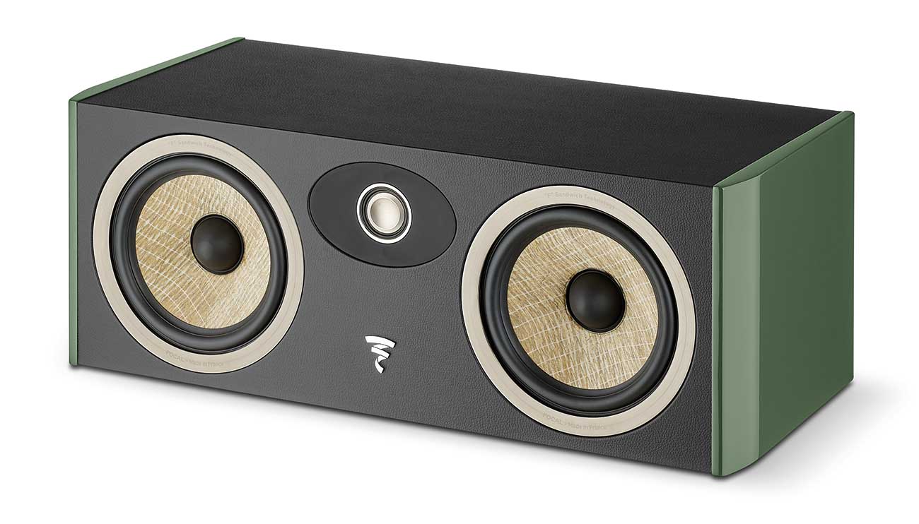 Focal Center Channel Loudspeaker Aria Exo X Center in Moss Green High Gloss (Each)
