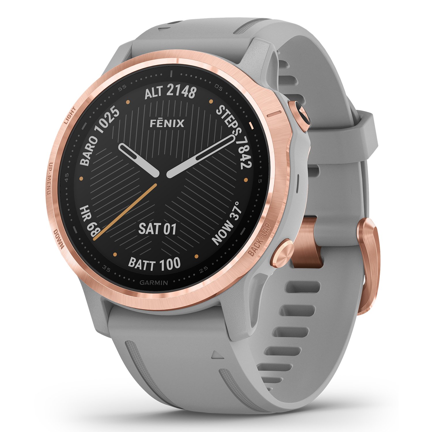 Garmin Fenix 6s Sapphire Rose Gold Gps Smartwatch 010 02159 20