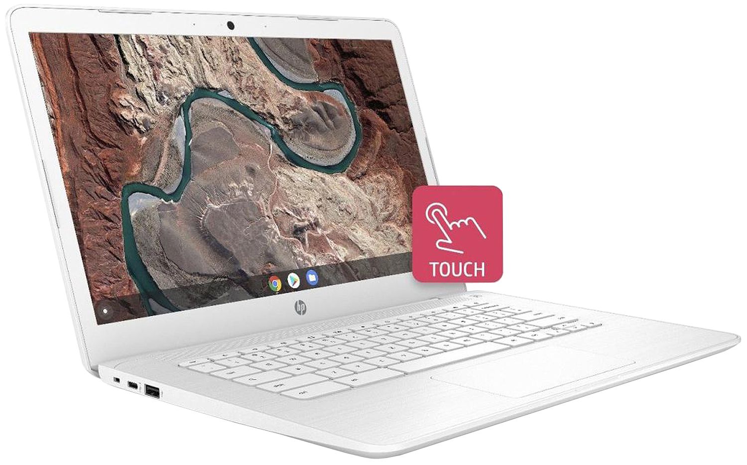 Hp White Chromebook Computer 14 Db0070nr