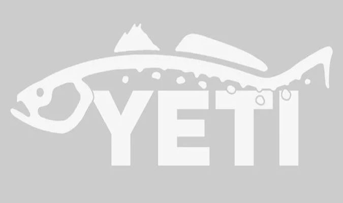 Yeti Trout Window Decal 21090000010
