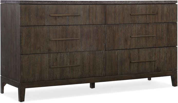 Hooker Furniture Bedroom Miramar Six Drawer Dresser 6202 90002 Dkw
