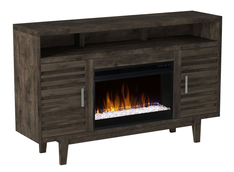 Legends Furniture Avondale 61" Charcoal Fireplace Console - AV5201-CHR