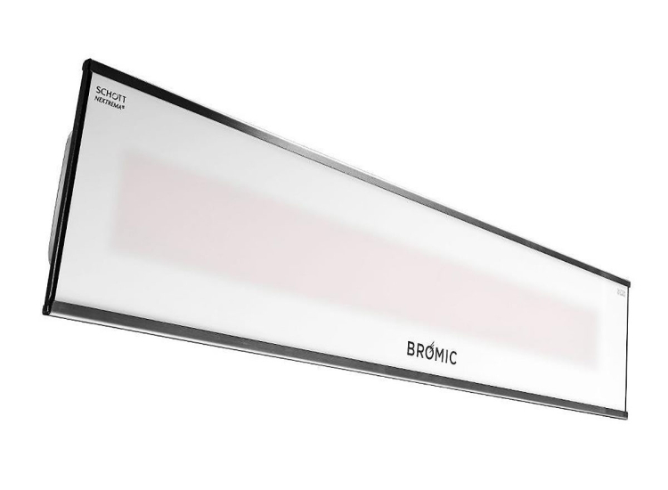 Bromic Heating Platinum Smart Heat 3400W White Electric Outdoor Patio Heater - BH0320008