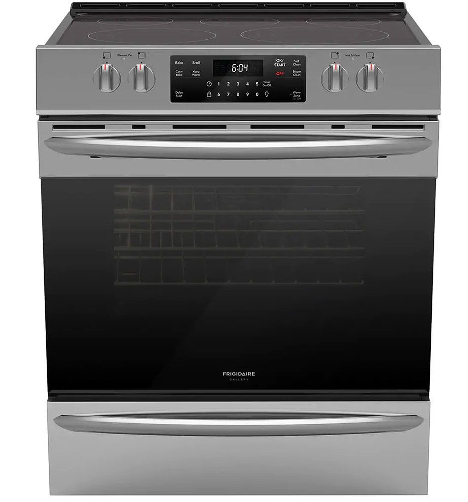 Frigidaire Gallery 30 Stainless Steel Front Control Electric Range With Air Fry