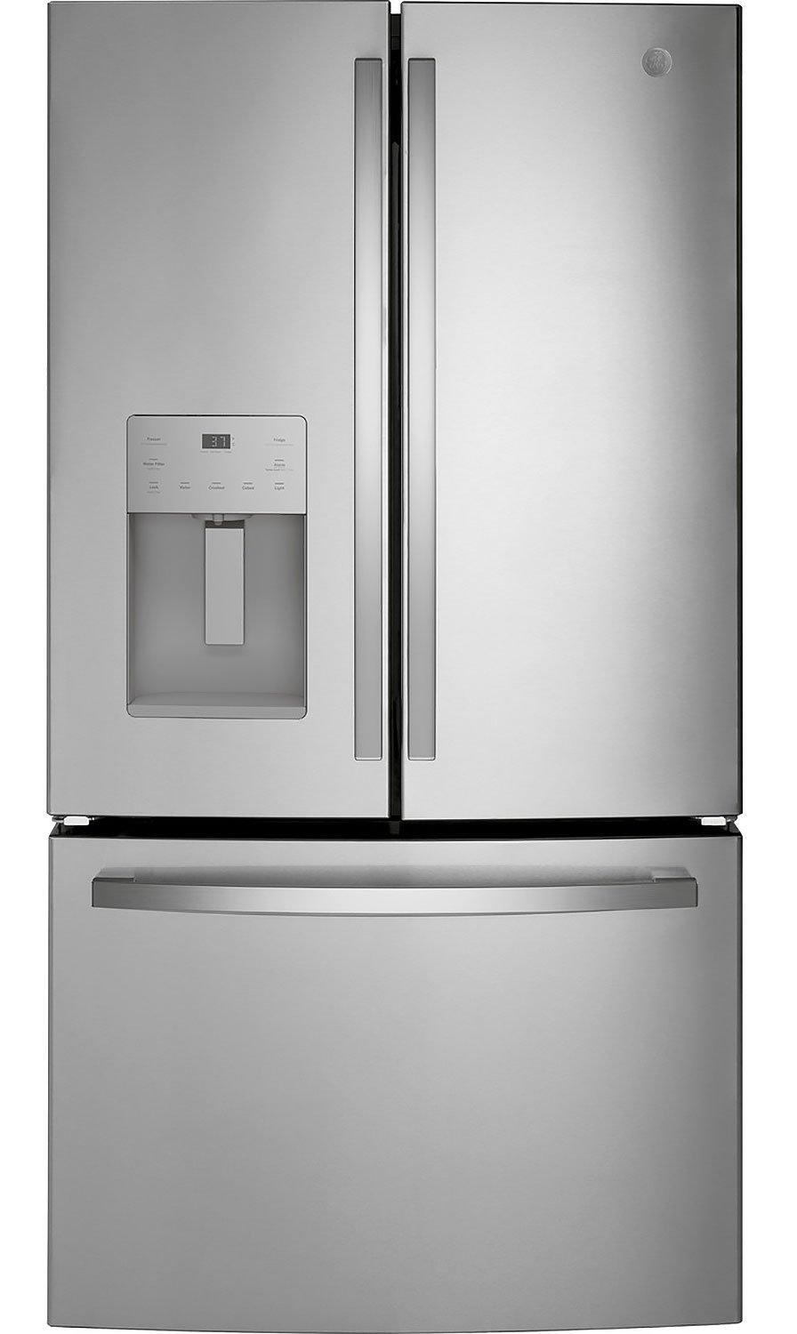 Ge 25 6 Cu Ft French Door Refrigerator Gfe26jymfss