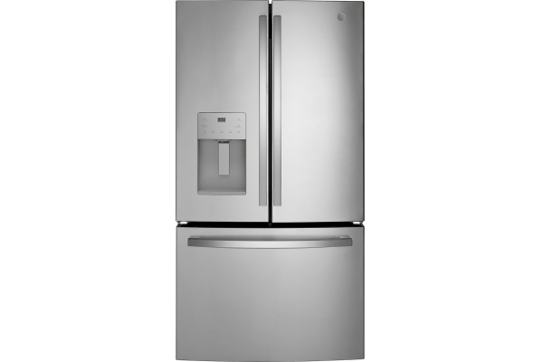 Ge 25 6 Cu Ft French Door Refrigerator Gfe26jymfss