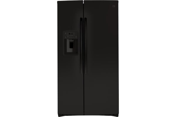 Ge Black Side By Side Refrigerator Gss25ignbb