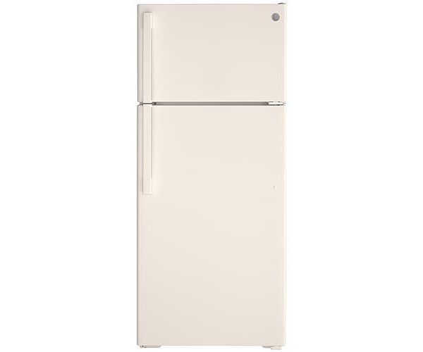 Ge Bisque Top Freezer Refrigerator Gte18gtnrcc