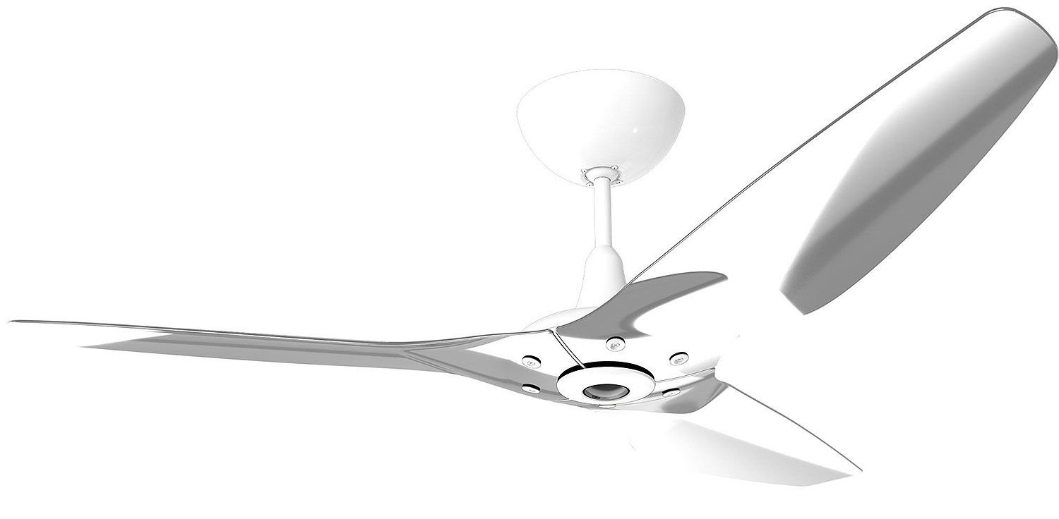 Big Ass Fans 60 Haiku Indoor White Polished Aluminum Ceiling Fan
