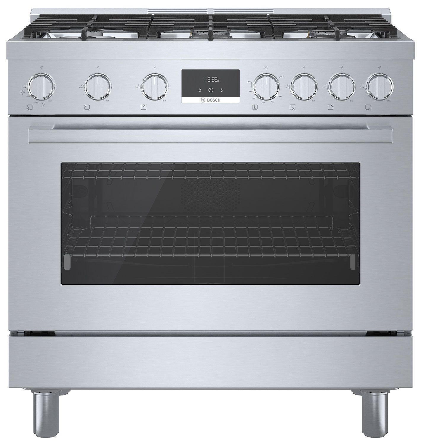 Bosch 36 Industrial Style Gas Range Hgs8655uc