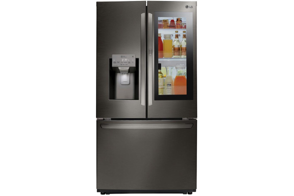 Lg Instaview Door In Door Black Refrigerator Lfxs26596d
