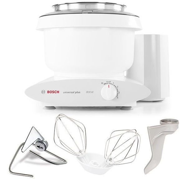 Bosch White 6 5 Qt Universal Plus Mixer Mum6n10uc De