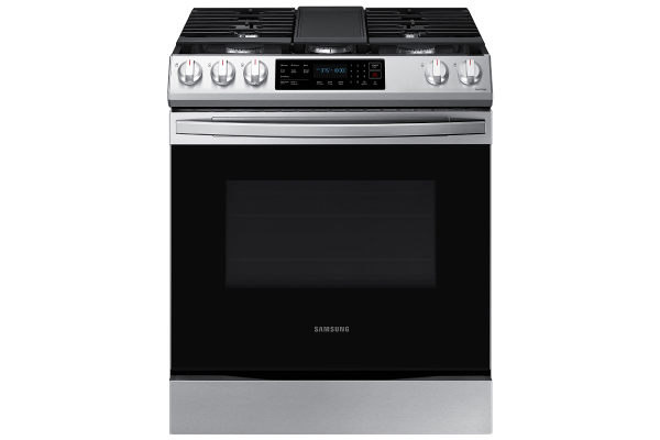 Samsung 6 0 Cu Ft Slide In Gas Range Nx60t8311ss Abt