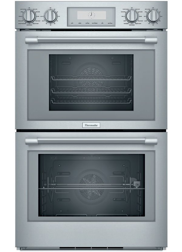 Thermador 30 Professional Steam Combination Double Oven Pods302w