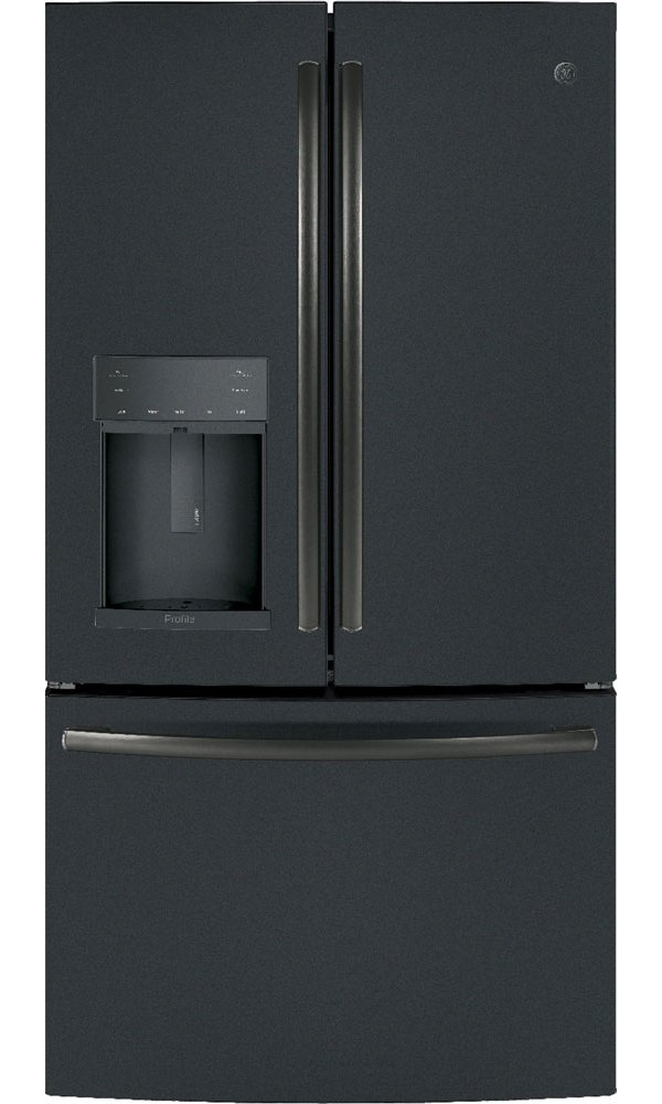 Ge Profile Black Slate French Door Refrigerator Pye22kelds