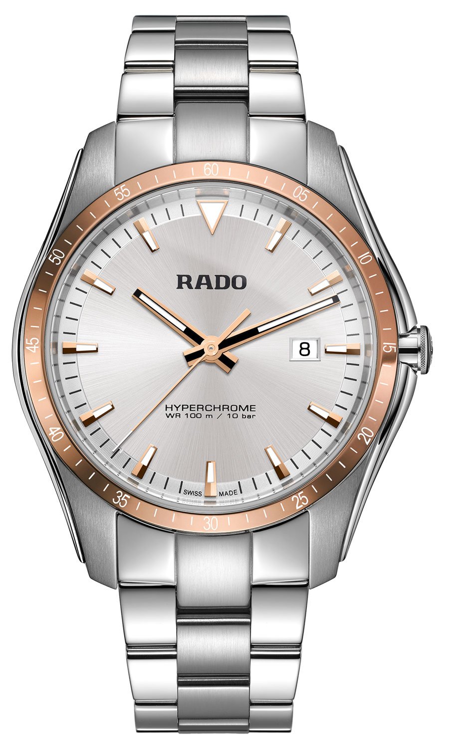 Rado Hyperchrome Ss And Rose Gold Mens Watch R32502103