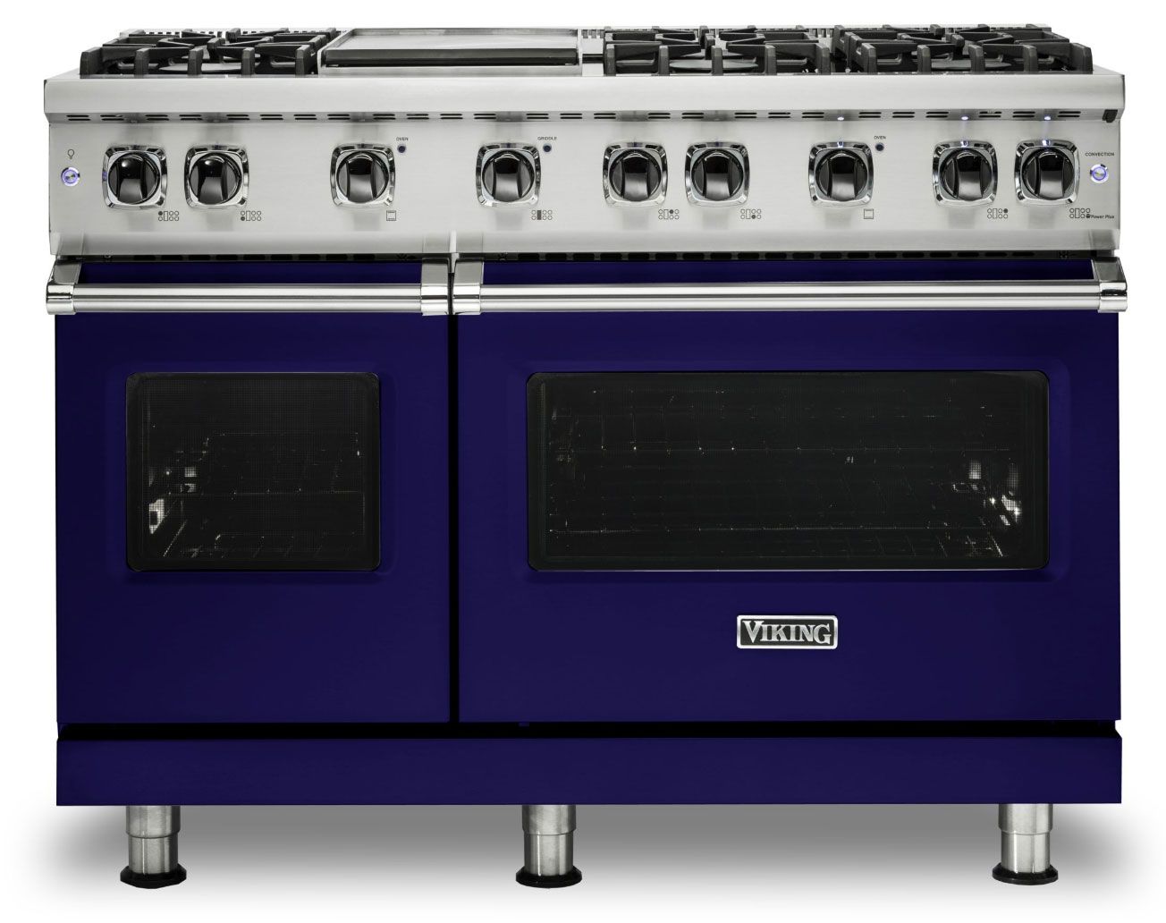 Viking 48 Professional Cobalt Blue Gas Range Vgr5486gcb