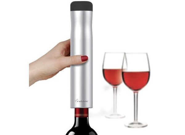 Rabbit Wine Silver Automatic Electric Corkscrew W6316