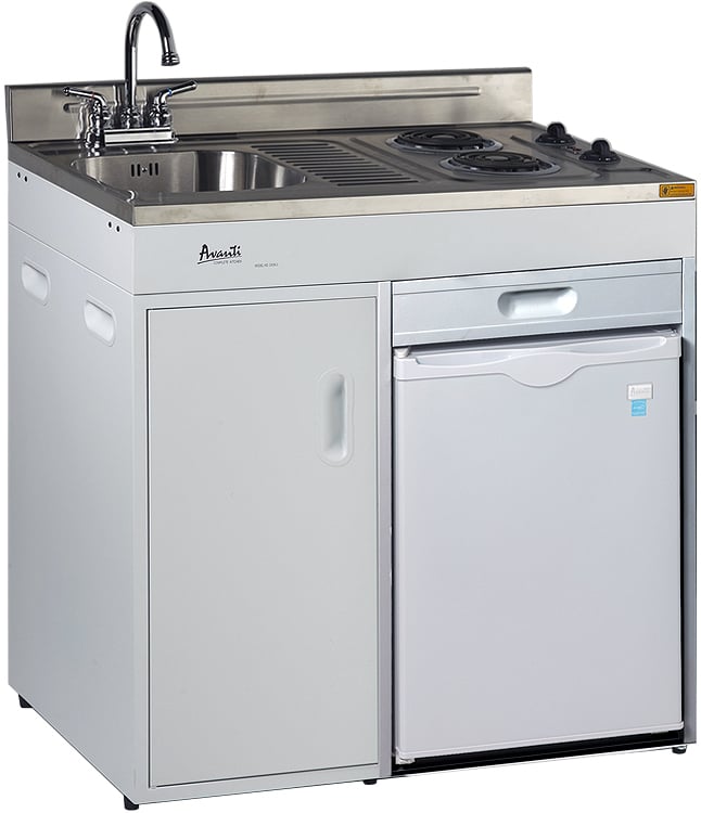 Avanti 36 Compact Kitchen With Refrigerator Ck3616