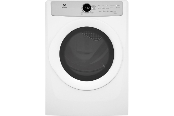 Electrolux 8 0 Cu Ft White Front Load Electric Dryer Efde317tiw